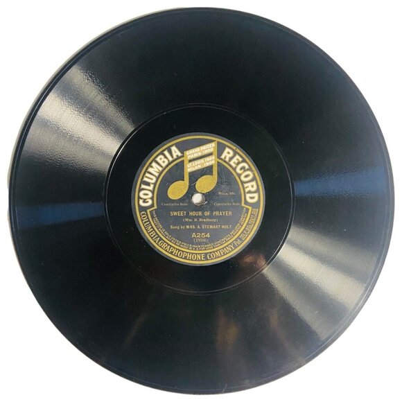 Peerless Quartette The Hymns of.../Mrs A Stewart Holt Sweet Hour.. A254 Columbia - Picture 3 of 4